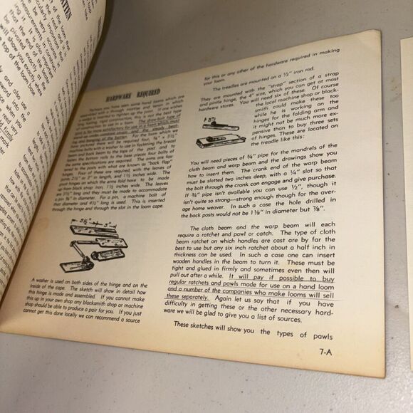 How To Make Handweaving Equipment / Handweavers Guild of America 1974 - Picture 6 of 7
